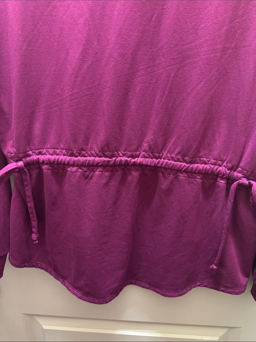 ZELOS Women's Crewneck Sweatshirt - Plum Magenta - Picture 4 of 4